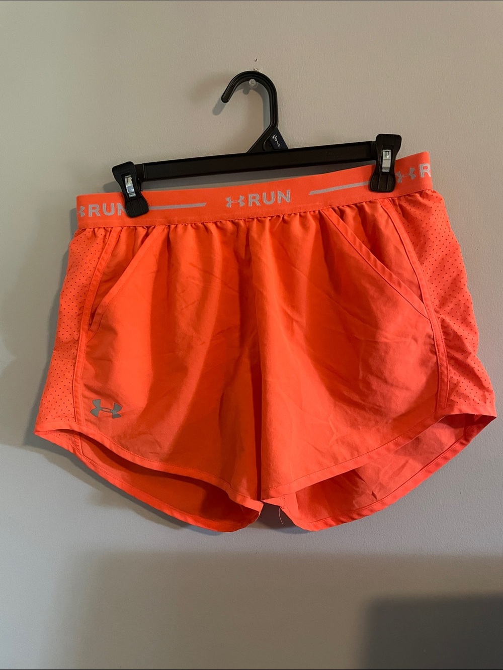 Under Armour Women’s Neon Orange Run Shorts